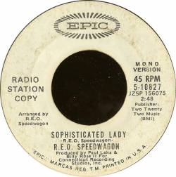 REO Speedwagon : Sophisticated Lady